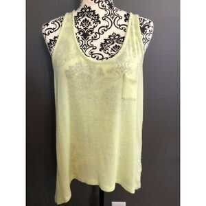Maurices size xl yellow green lime citron tank top